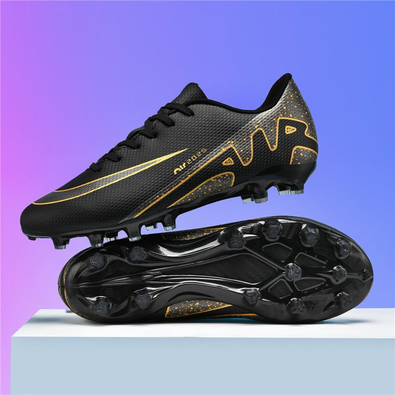 Foreign trade Ronaldo 14 thorn 15 football shoes for boys and girls students broken nails spike competition training sneaker generation Black tf broken nails a2286 - Image 5