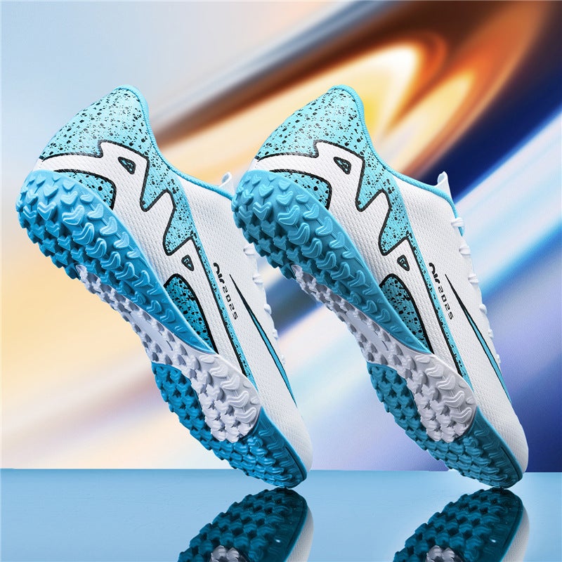 Foreign trade Ronaldo 14 thorn 15 football shoes for boys and girls students broken nails spike competition training sneaker generation Black tf broken nails a2286 - Image 3