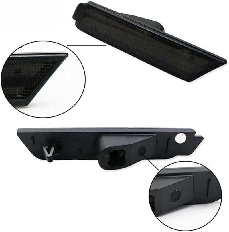 2010 2015 Chevrolet Camaro Side Marker Lights Assemblies 4PCS Clear Housing - Image 4