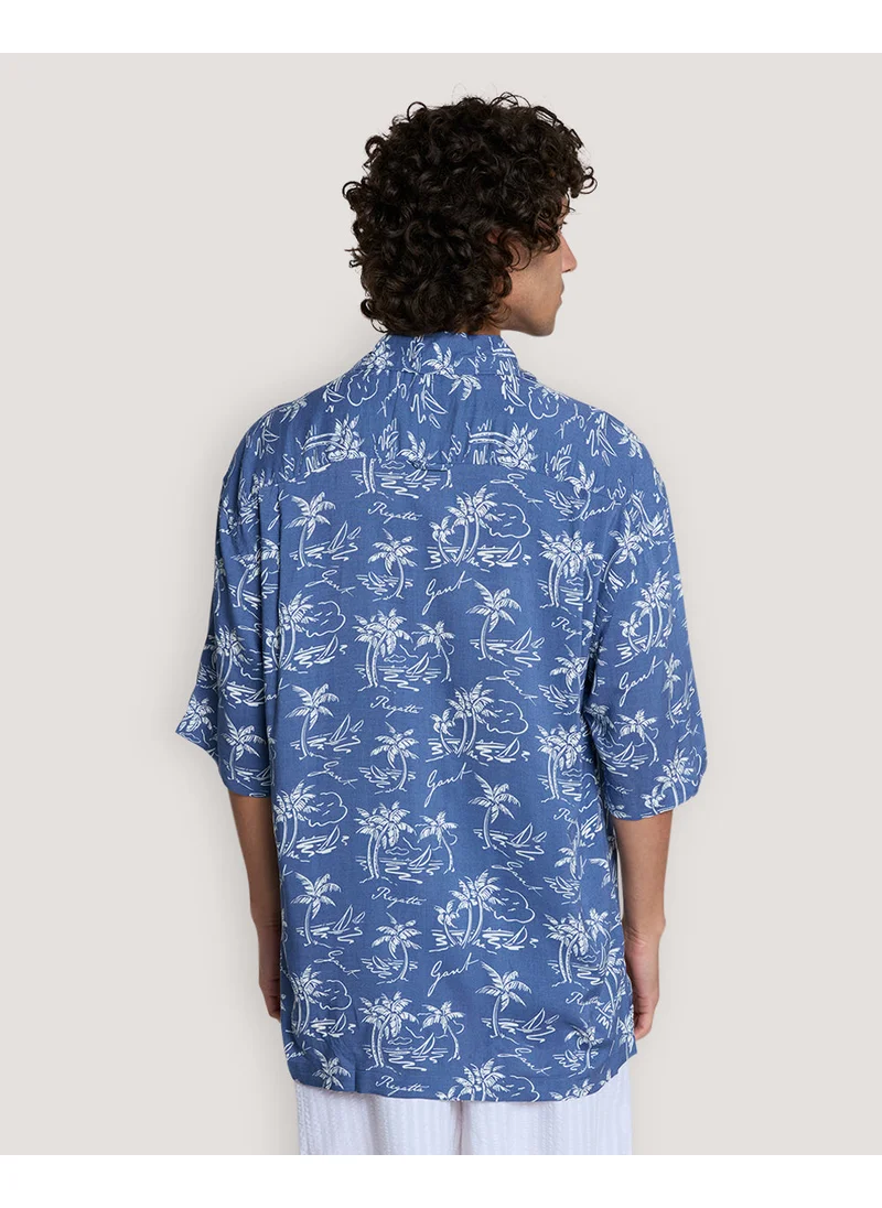 GANT Gant Relaxed Fit Island Print Shirt