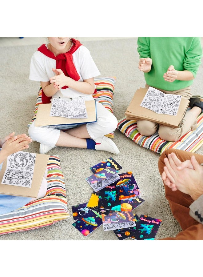 Jutom 48 Pcs Outer Space Coloring Books Bulk for Kids Space Theme Astronaut Rocket Mini Coloring Book Set for Solar System Birthday Planet Party Decor Gift Classroom Back to School Favors Supplies - Image 5