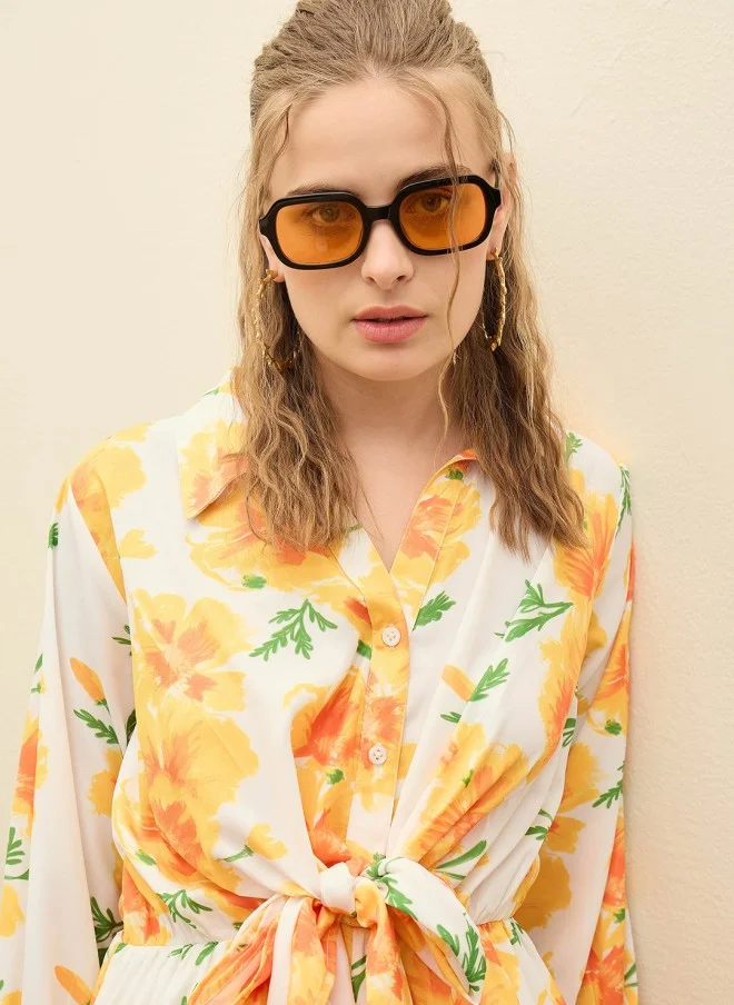 ساسافراس Floral Printed Playsuit for Women