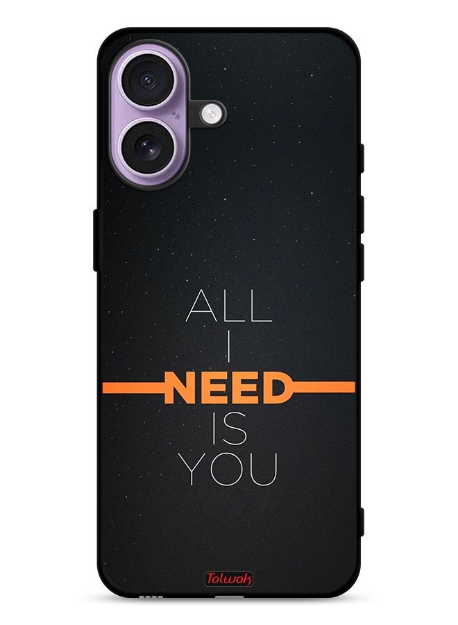 Tolwak Apple iPhone 17 Protective Case Cover All I Need Is You - Image 1