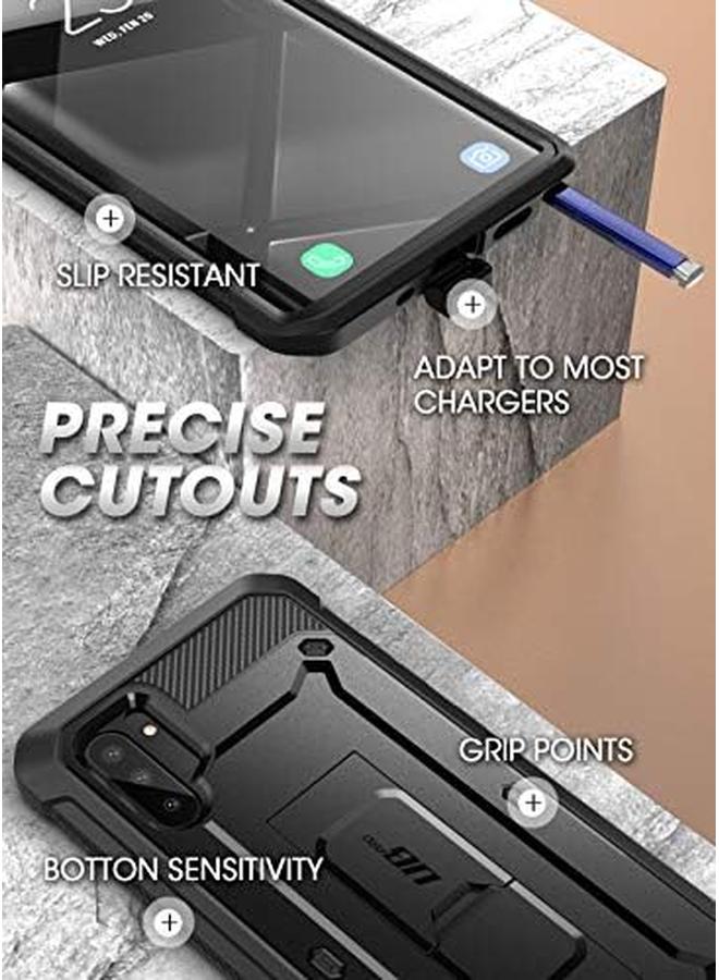 SupCase Unicorn Beetle Pro Series Case For Samsung Galaxy Note 10 2019 Release Full Body Rugged Holster And Kickstand Without Built In Screen Protector Black - Image 5