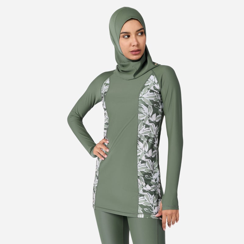 كويجا بدلة السباحة موديست ثلاث قطع للنساء - Image 3