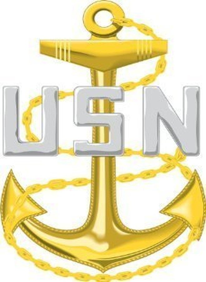 10" Sticker Sign -US Navy Chief Petty Officer Decal Sticker
