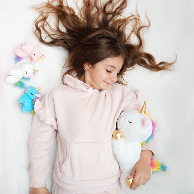 Mumfactory® Unicorn Plush Toys for Girls Ages; Stuffed Unicorn Doll with 3 Baby Unicorns in her Tummy; Toys for Girls - Image 2