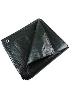 GREEN LIFE INDUSTRIES GREEN LIFE INDUSTRIES Tarpaulin Sheet Waterproof Tirpal Heavy Duty 15 x 18 Feet Multipurpose Plastic Cover Tharpai for Truck Home Roof Rain Black  - Image 3