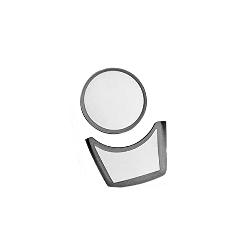 CYCDIY Silver Start Stop Engine Switch Button Trim Cover Compatible with 5 6 7 Series F10 F07 F12 F01(Model C) - Image 5