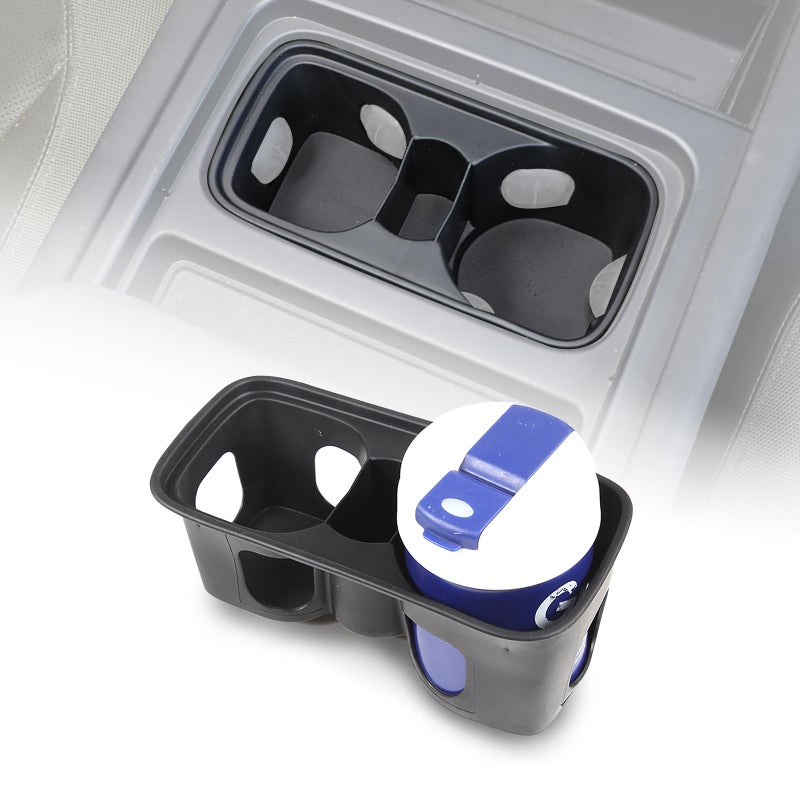 HIRUFAIT TPE Cup Holder Coasters Compatible with Land Rover Defender 20202024 Accessories Center Console Cup Holder Insert Coaster 20202021