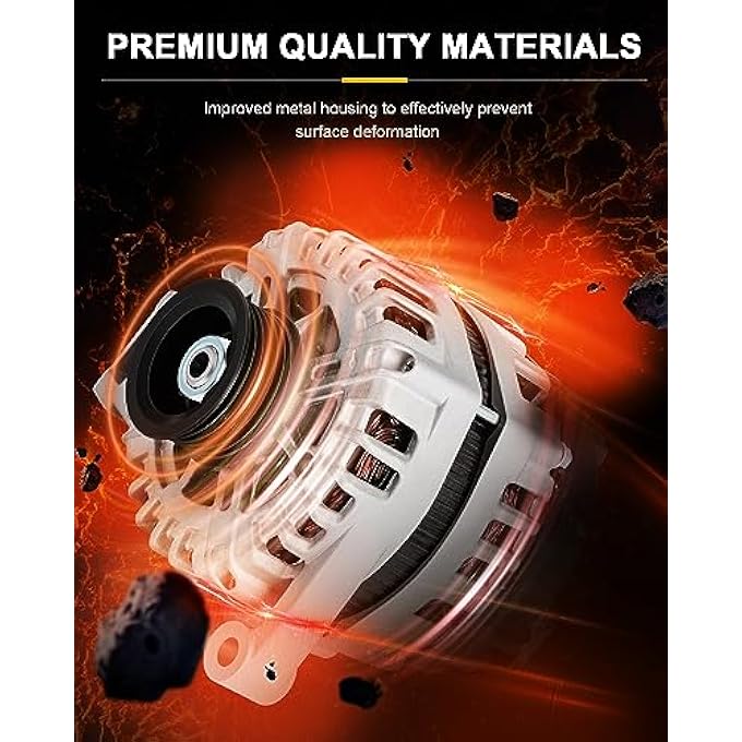 ROADFAR New Alternator Replacement for 2010-2012 for Chevrolet for Equinox,2012-2016 for Chevrolet for Impala,2014-2016 for Chevrolet for Impala Limited,2010-2012 for GMC for Terrain 11932 150 Amp/12 Volt - Image 4