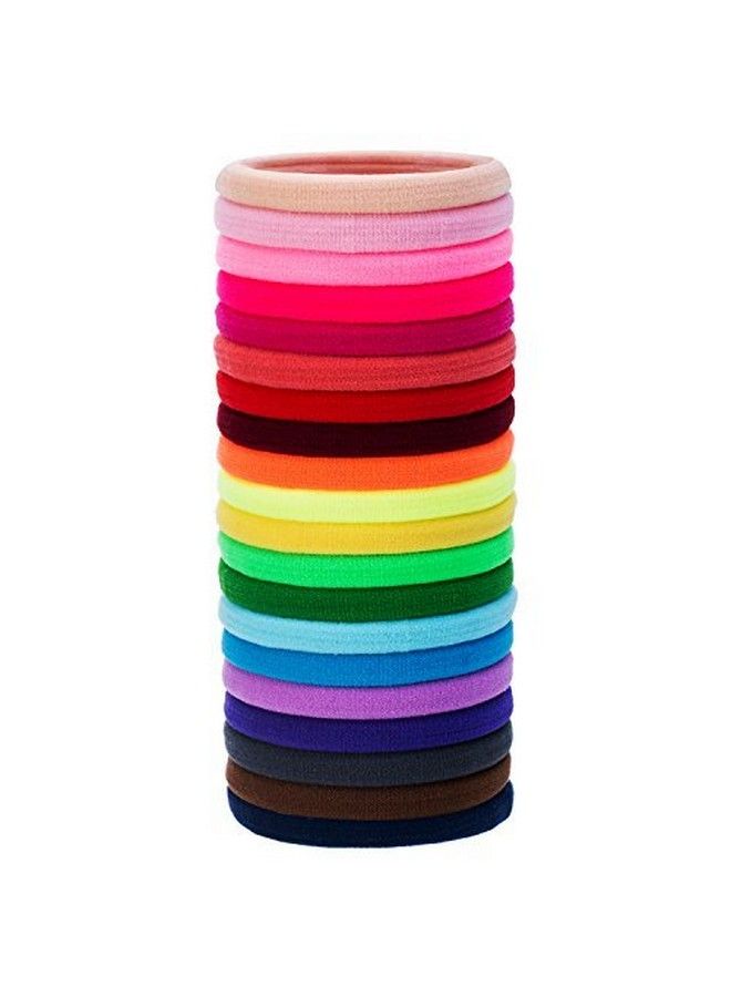 eBoot 20 Pieces Large Stretch Hair Ties Hair Bands Ponytail Holders Headband For Thick Heavy And Curly Hair (Multicolor)  - Image 2