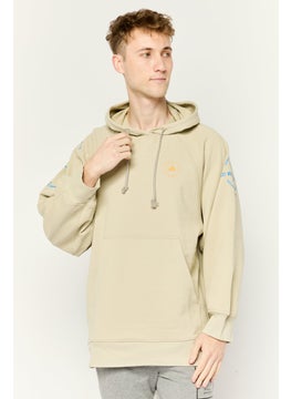 adidas By Stella McCartney Men Sportswear Fit Long Sleeve Outdoor Hoodie, Beige  - Image 1