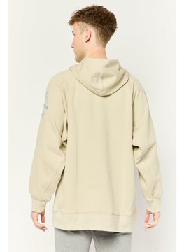 adidas By Stella McCartney Men Sportswear Fit Long Sleeve Outdoor Hoodie, Beige  - Image 4