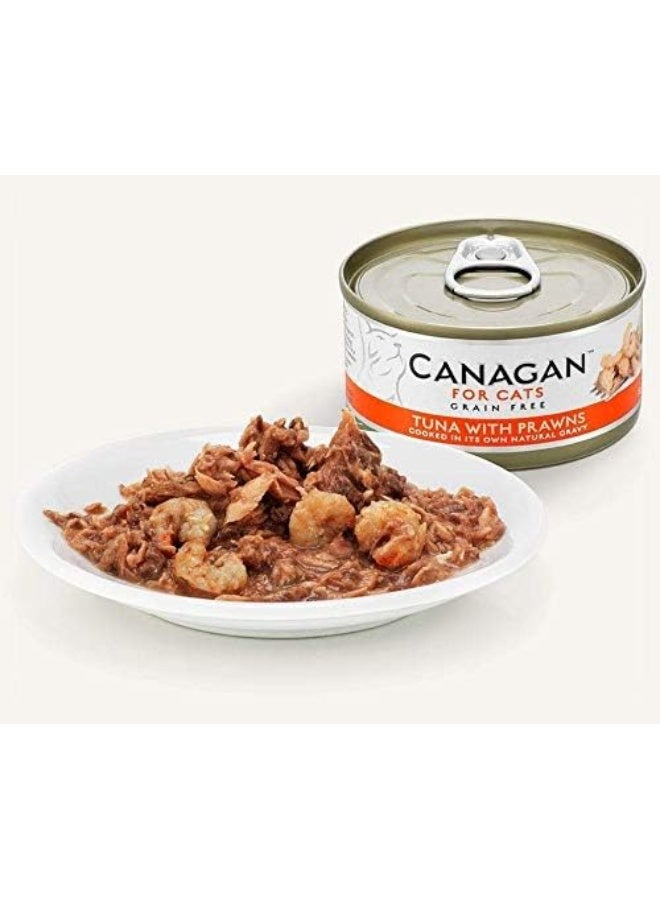 Canagan Tuna with Prawns Cat Tin Wet Food 75G - Image 2