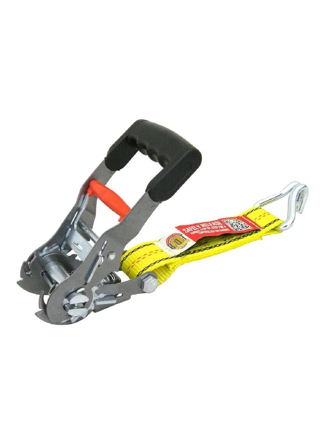 Pro Grip UV Resistance Tie Down Polyester Webbing Ratchet Yellow 2 Inch x 27 ft 310001 - Image 1