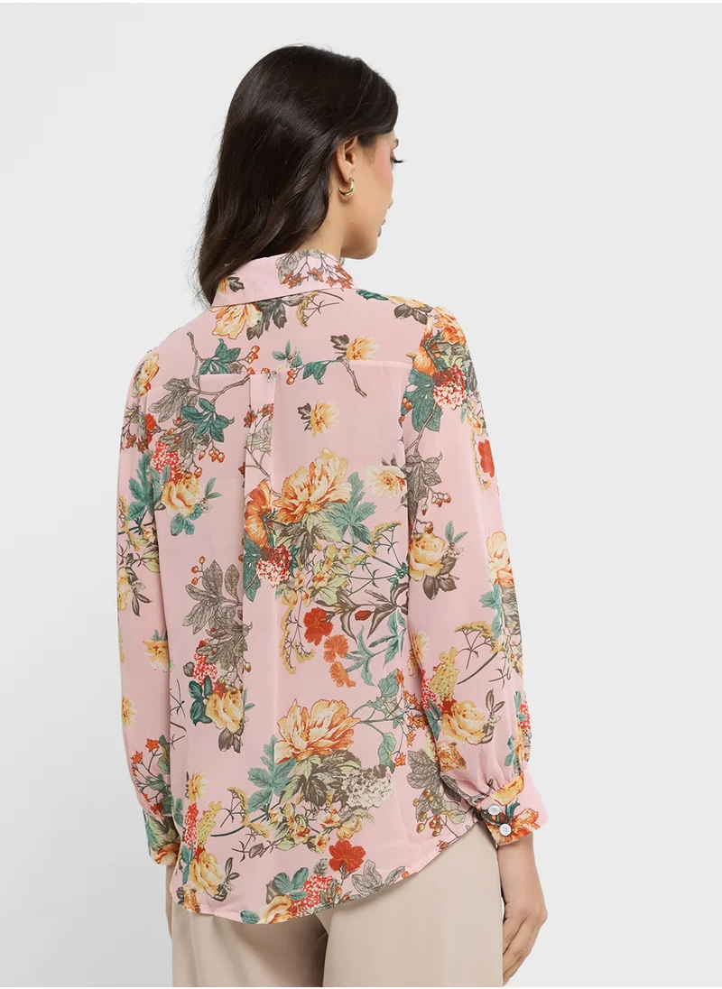 ايلا Floral Print Top