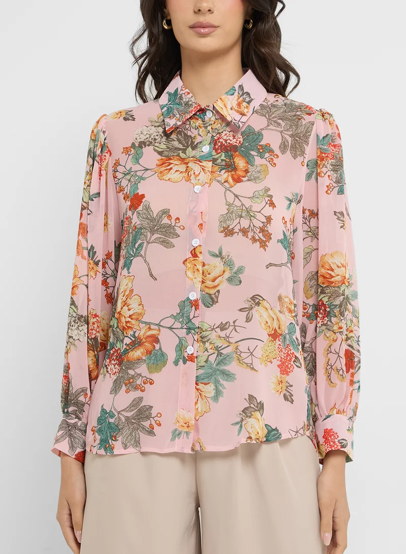 ELLA Floral Print Top