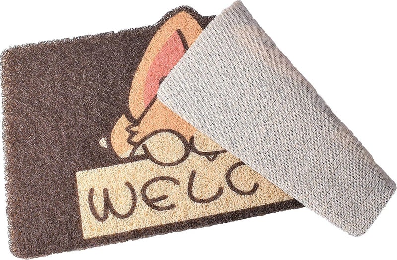 Home Concept Anti Slip Silk Circle Door Mat 75 * 45 CM - Image 3