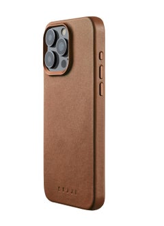 Mujjo Mujjo Leather Case for iPhone 16 Pro with MagSafe (Dark Tan)  - Image 1