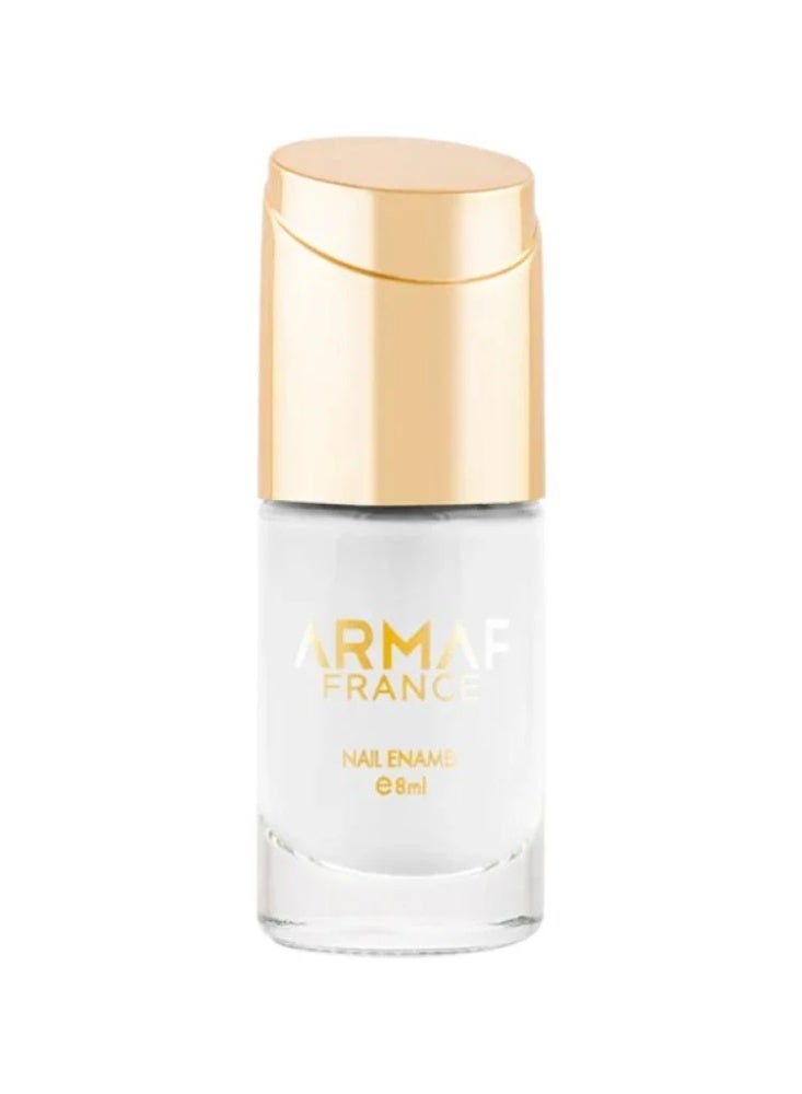 Nail polish 8 ml, shade 002 White n White