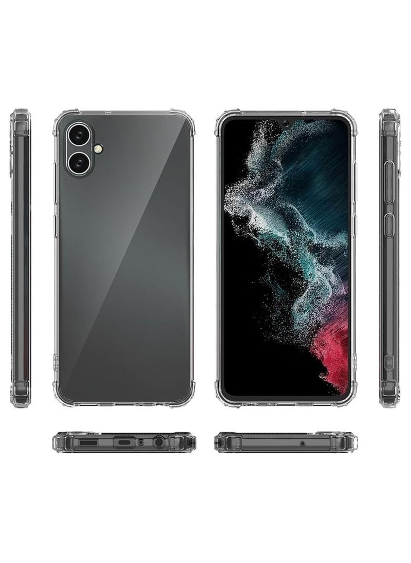 Generic - Samsung Galaxy A06 Clear Case Soft Flexible TPU Shockproof Transparent Back Cover Compatible for Samsung Galaxy A06 - Image 1