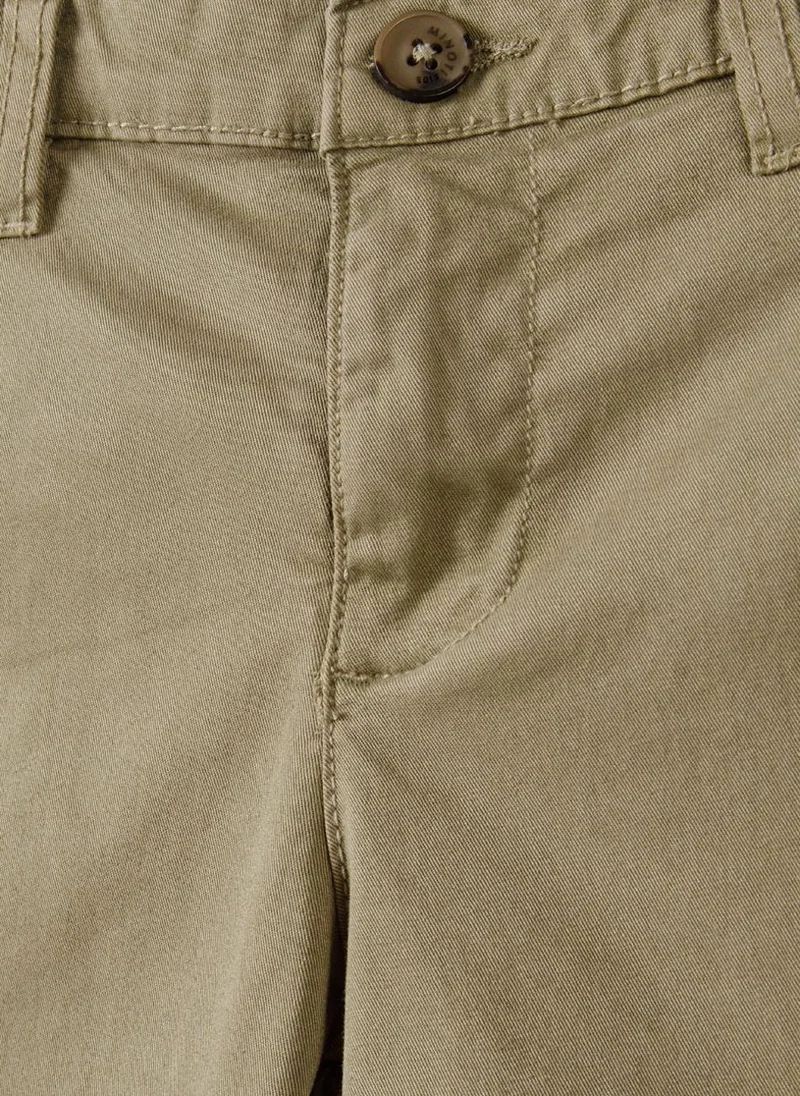 MINOTI Boys' Chino Shorts with Adjustable Waist