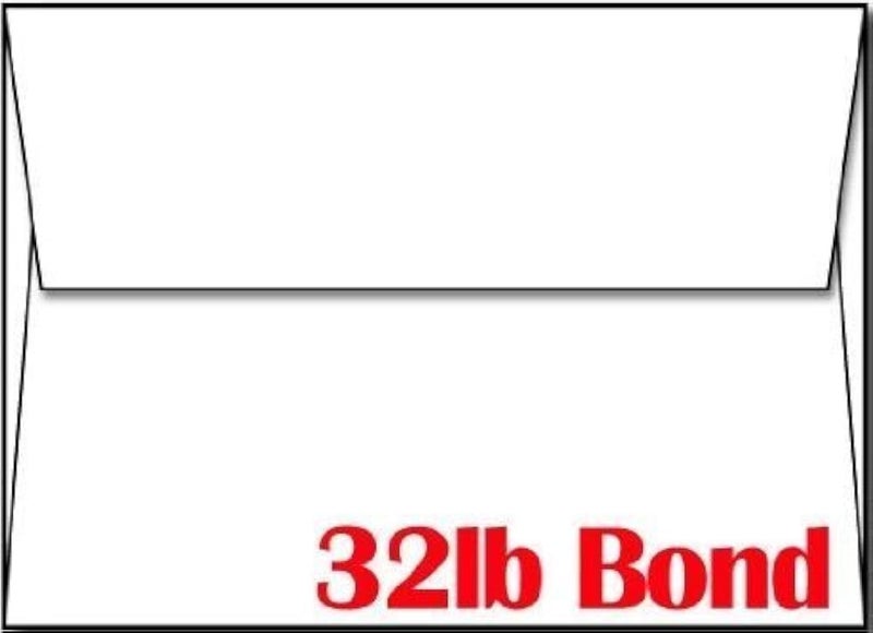 Limited Papers(TM) A2 Envelopes, White Color, 32/80 Text (Gsm 120), Smooth Finish, Gummed Sealing, (100) - Image 3