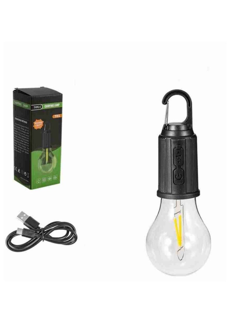 مصابيح تخييم قابلة لإعادة الشحن. يحتوي ضوء الخيمة هذا على ثلاثة أوضاع إضاءة لأنشطة مختلفة مثل التخييم وحالات الطوارئ. توهج خافت للقراءة في خيمتك - Image 1