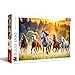 Trefl بازل تريفل الخيول البرية 1500 قطعة - أحمر 33x 23 طباعة - بازل DIY إبداعي ممتع كلاسيكي للبالغين والأطفال من 14 عامًا فما فوق - Image 2