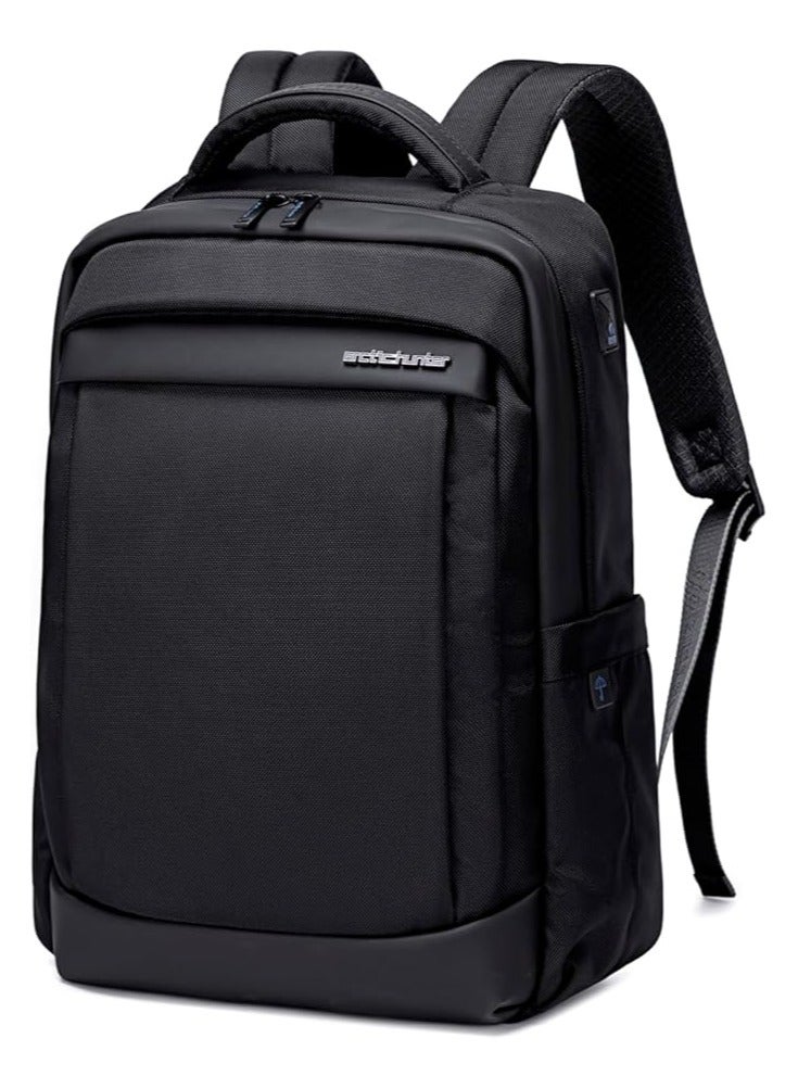 ah arctic hunter Anti-Theft Laptop Backpack,Waterproof Backpack for Men and Women Backpack for Laptop15.6 Inches and with USB Port Padded Backrest, Ideal for Office Travel B00478  - Image 1