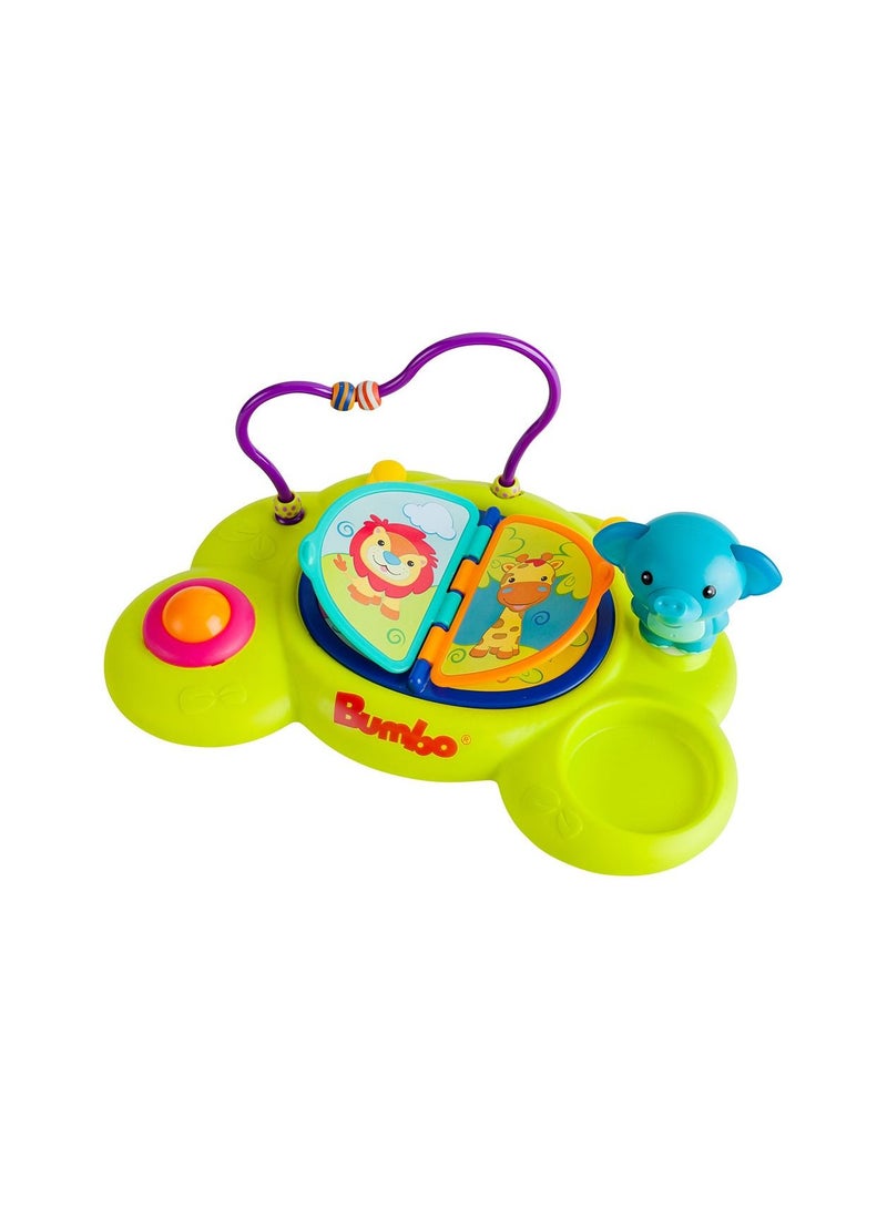 Bumbo – Playtop Safari –  Multi-activity play tray , Sticks to any smooth surface , For babies from 3 months +  ( Multicolour ) - Image 1