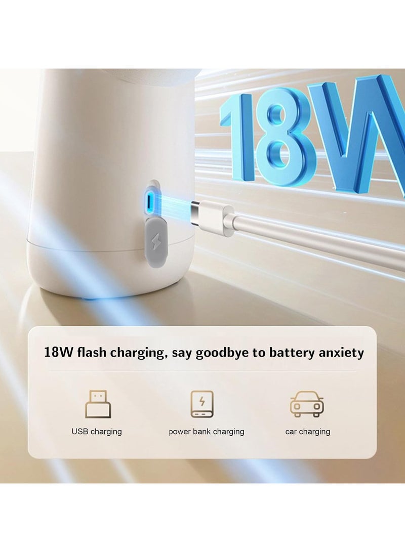 USB Rechargeable Travel Electric Kettle 350ml, Battery Powered Hot Water Boiler for Tea Coffee, Portable Cordless Cup for Car, Camping, Outdoor Use - Image 3