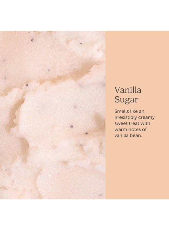 Nectar Life Exfoliating Sugar Scrub, Moisturizing Body Scrub with Coconut Oil & Shea Butter, Pre Shave Exfoliator (8 Ounce, Vanilla) - Image 5