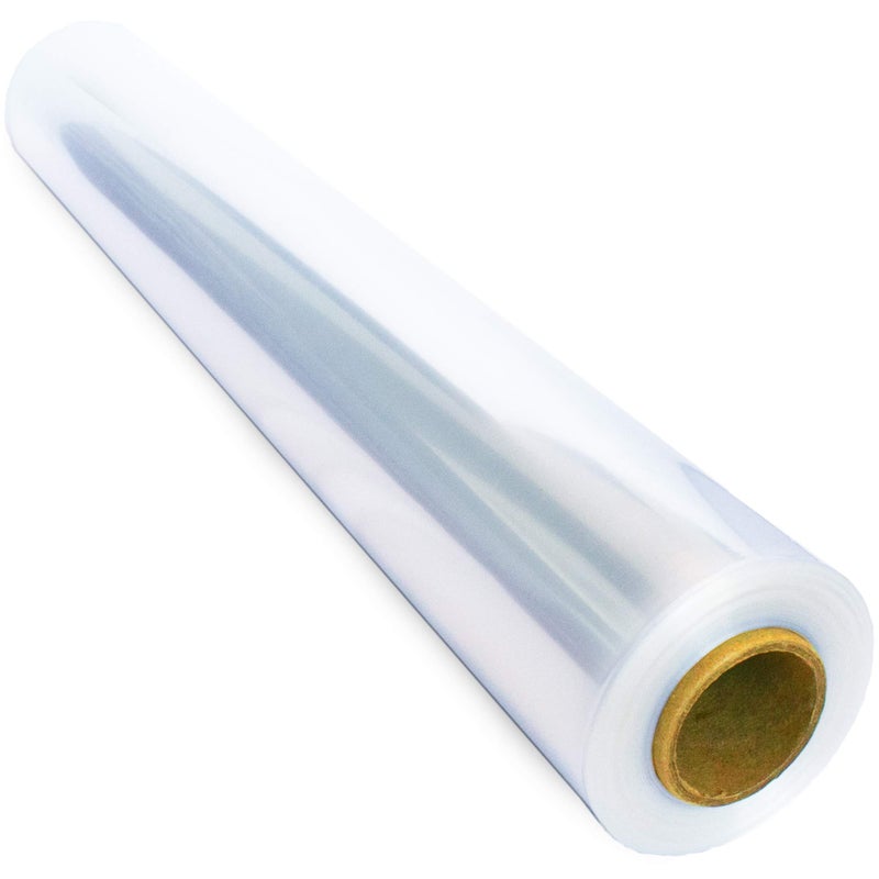 FIESTA WRAPS Clear Cellophane Wrap Roll 315 in x 110 ft Cellophane Roll Clear Wrapping Paper to Wrap Gift Baskets Gift Basket Wrapping Supplies Papel Celofan