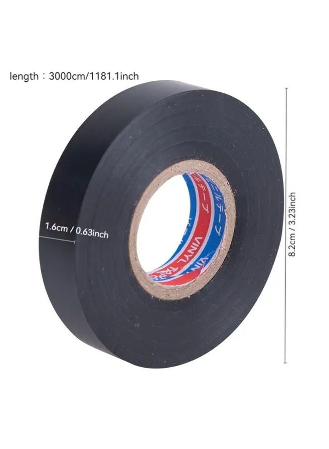 1181.1 Inch Black Electrical Tape Flame Retardant High Temperature Resistant Waterproof - Image 4