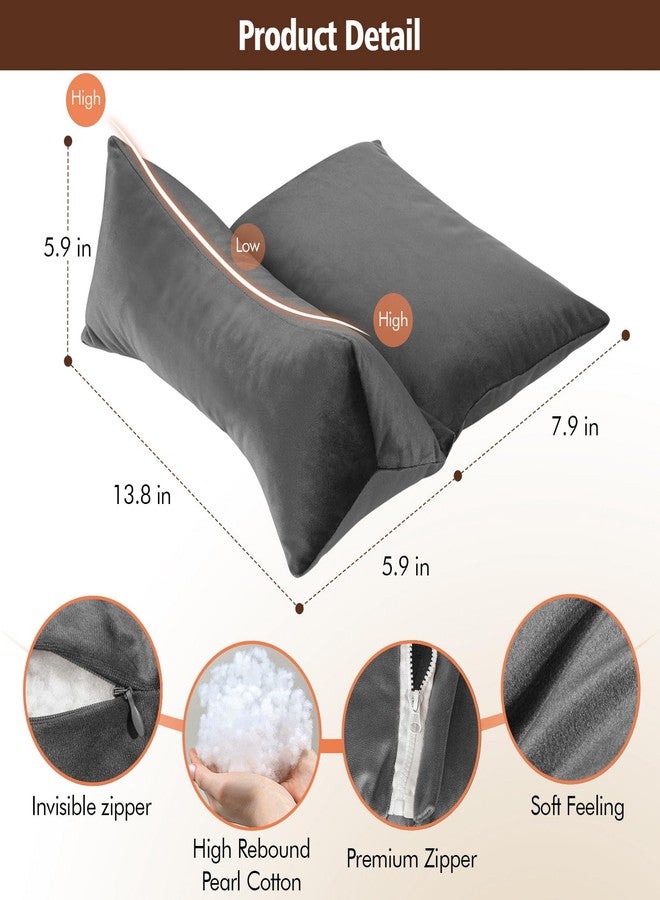 AmazeCov 2-in-1 Cervical Pillow for Neck & Shoulder Pain Relief - Adjustable Zippered Neck Support for Sleeping, Office & Travel, Spine Protection (Dark Gray) - Image 5
