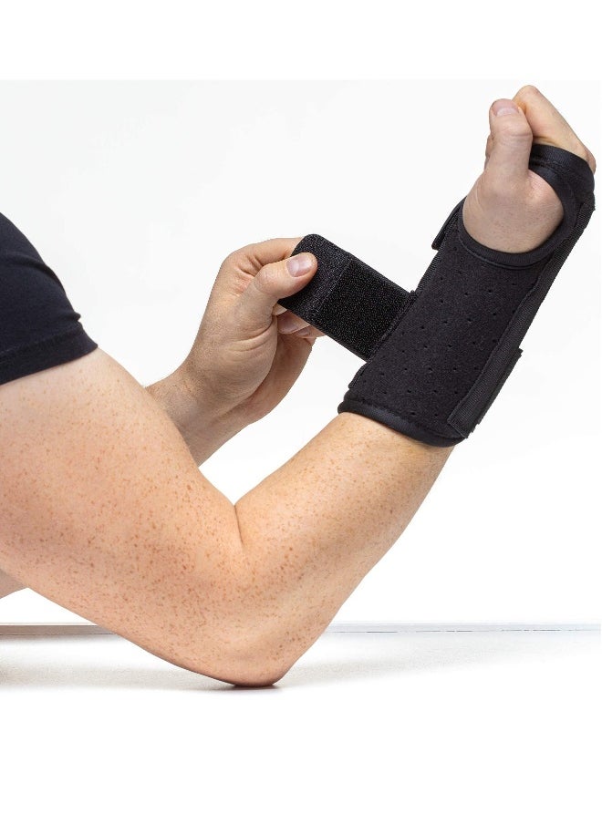 Carpal Tunnel Wrist Brace Support, Breathable Wrist Support Brace Splint, Wrist Support Brace with Metal Hand Splint for Carpal Tunnel Wrist Support, Right Hand Support, Pain Relief (Left Hand, S/M)
