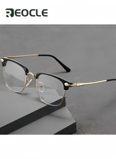 REOCLE Multifocus Reading Glasses Progressive Multifocal Reader Anti Blue Light Computer Frame Eyeglasses Multi Focus Transition Eyeglasses  - Image 2