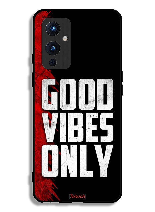 Tolwak OnePlus 9 5G Protective Case Cover Good Vibes Only - Image 2