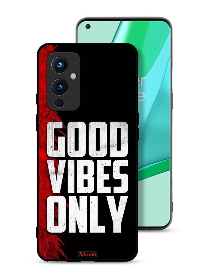 Tolwak OnePlus 9 5G Protective Case Cover Good Vibes Only - Image 1