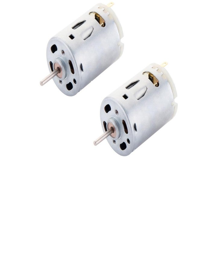 JING 6-12V 10000RPM Mini DC Motor 380 High Torque Gear Motor for RC Boat Model Smart Cars DIY Toys - (2 PCS) - Image 1