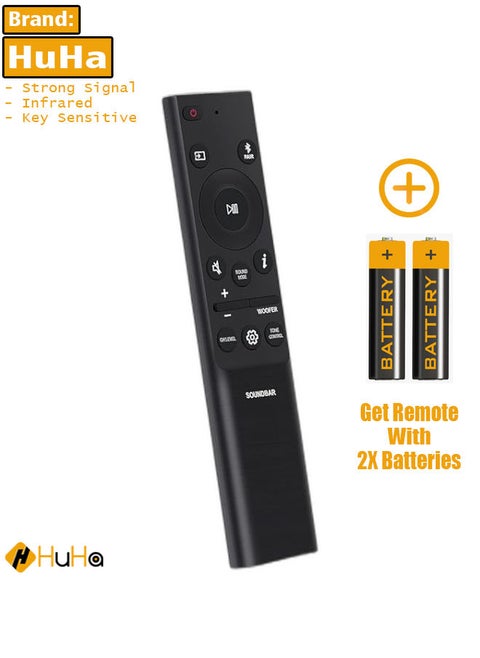 Replacement Remote Compatible with Replace Remote Control suitable for Samsung Sound bar Sound bar Speaker System