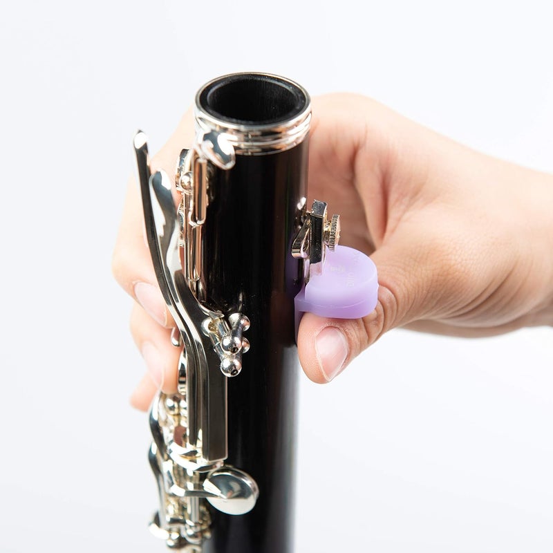 IRIDESCENT Thumb Rest Cushion/Duo Music Korea/For Clarinet,Oboe/Silicone/2 PCS/2 Colors (PurpleBlue) - Image 1