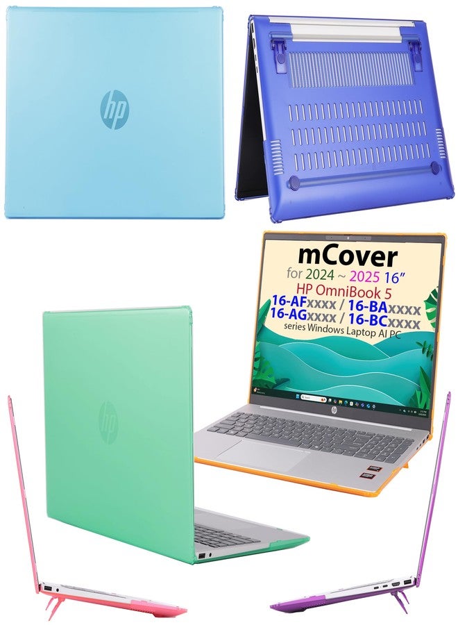 mCover Compatible with HP OmniBook 5 16-AF 16-AF 16-AF 16-AG 16-BAxxxx 16-BCxxxx and Pavilion 16-AF 16-AF 16-AF 16-AG0000 Series Windows AI Notebook PC (NOT for other HP models) Blue - Image 5