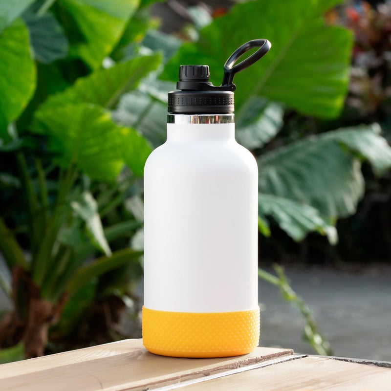 Soledea Silicone Water Bottle Protector, Bottle Boot compatible with Hydro Flask 2.0 Wide Mouth 64 oz Water Bottle, Iron Flask Wide Mouth, YETI Rambler 64 oz Bottle and Others - Image 4