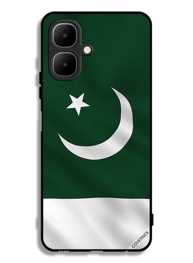 Covernex Tecno Pop 10 Protective Case Cover Pakistan Flag