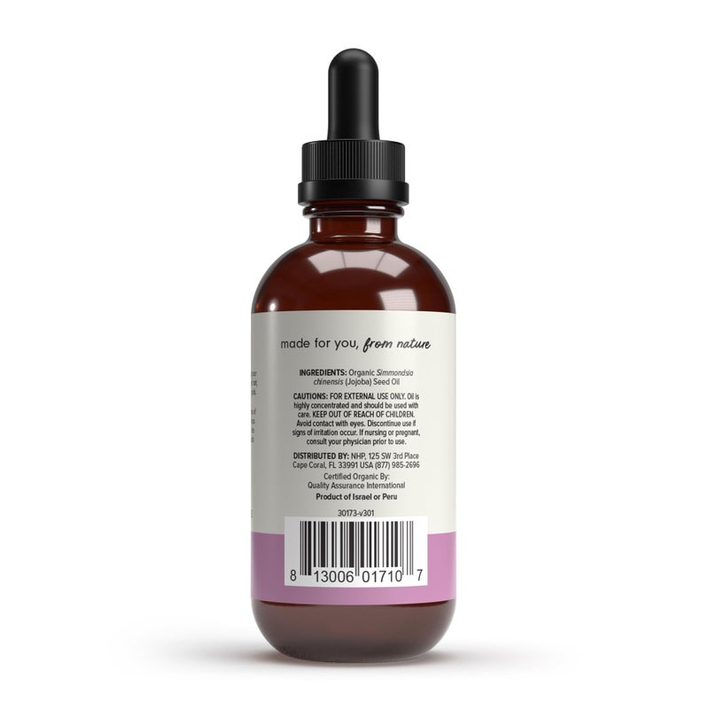 Dr. Mercola, Organic Jojoba Oil, 4 oz (118 mL), Ideal for all Skin and Hair Types, non Allergenic and non Comedogenic, non GMO, Soy Free, Gluten Free, USDA Organic - Image 2