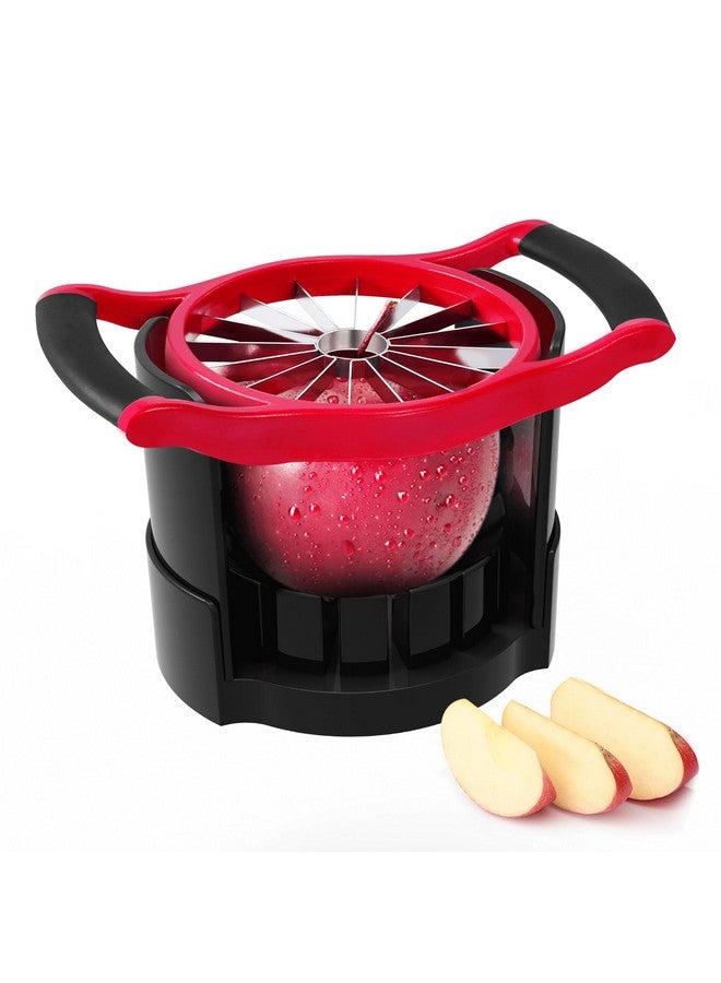 Newness [Upgraded] Newness 5.12 Inch Large Apple Slicer, Cut 16 Thin Slices All the Way Through, HEAVY - DUTY Stainless Steel Apple Corer & Slicer for Fruits & Vegetables - Dishwasher Safe - Image 1