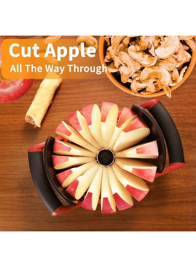 Newness [Upgraded] Newness 5.12 Inch Large Apple Slicer, Cut 16 Thin Slices All the Way Through, HEAVY - DUTY Stainless Steel Apple Corer & Slicer for Fruits & Vegetables - Dishwasher Safe - Image 4